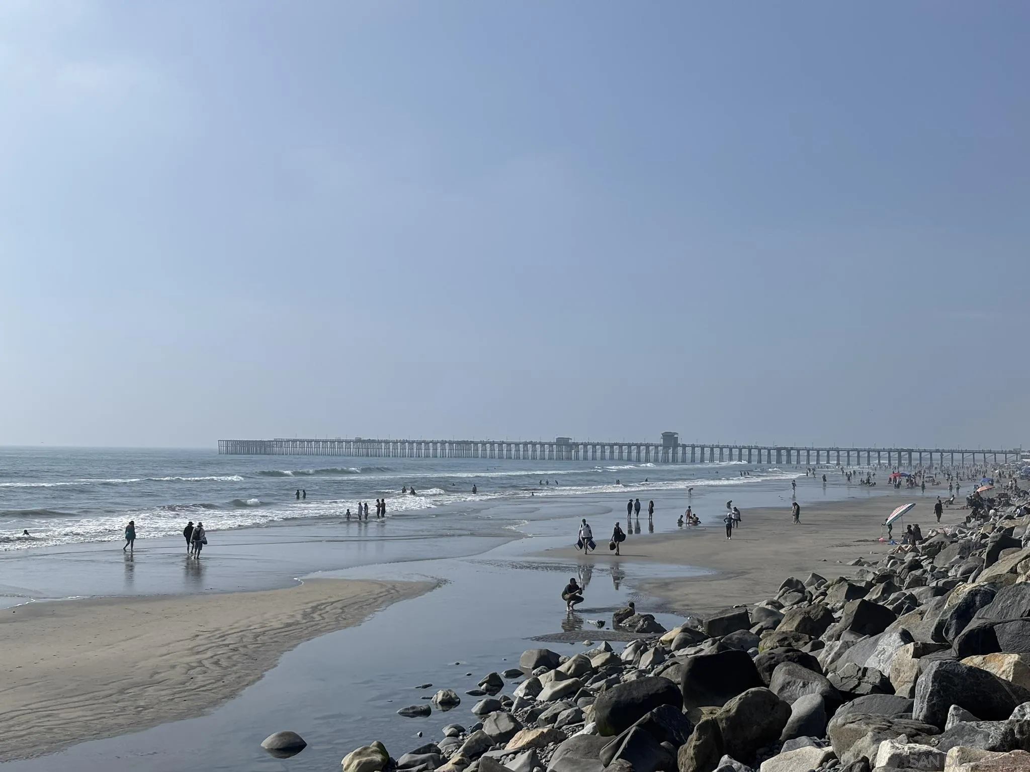 514 South The Strand, Unit D Oceanside, CA 92054 - Photo 4 of 18 a view of a ocean and beach