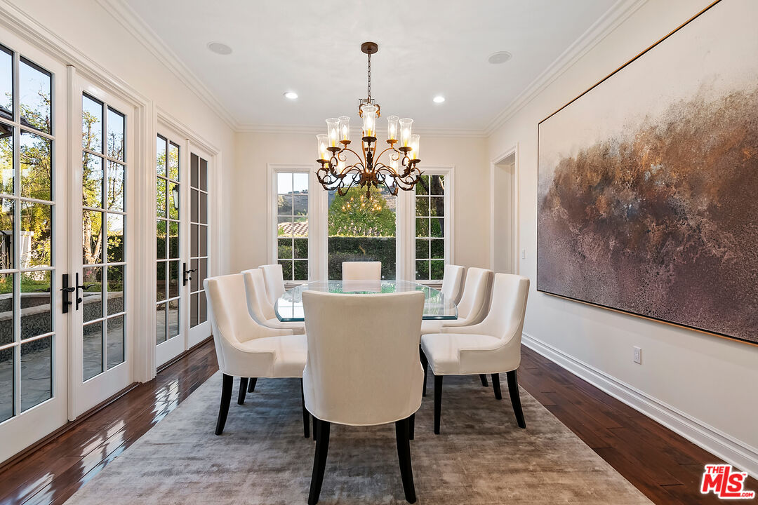25430 Prado De Azul Calabasas, CA 91302 - Photo 12 of 51 a view of a dining room with furniture window and outside view