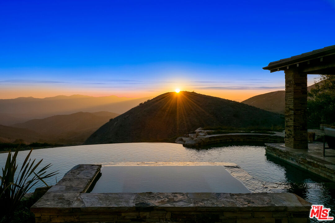 25430 Prado De Azul Calabasas, CA 91302 - Photo 47 of 51 a view of balcony with furniture and a yard