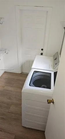 a utility room with a sink