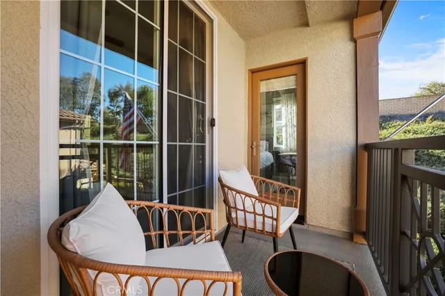 a view of balcony and patio