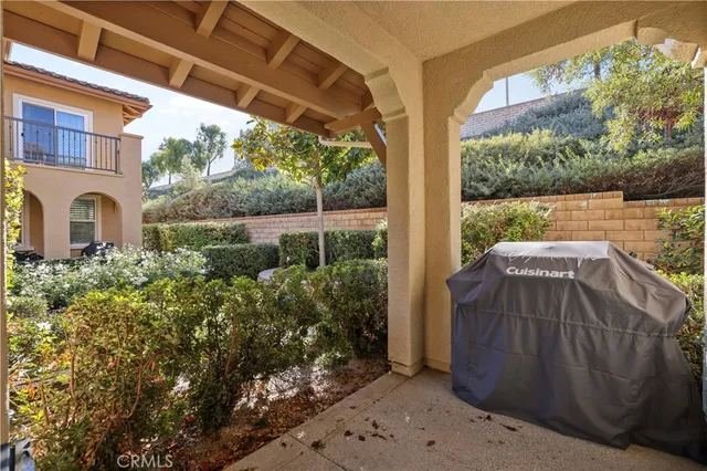 a view of a two tub sitting in front of a building