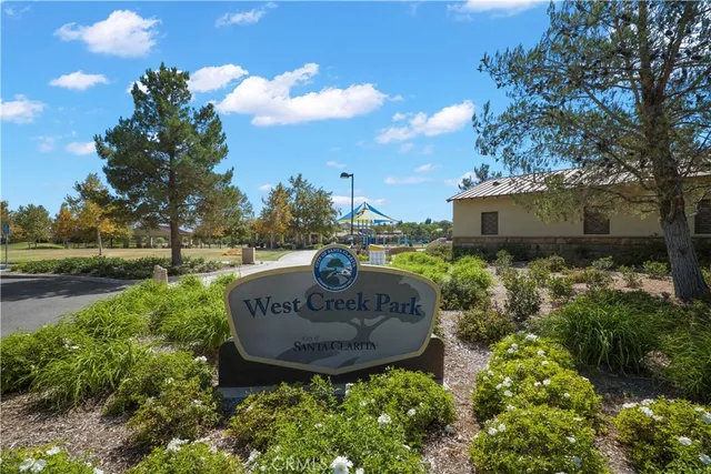 a view of a garden with an outdoor space