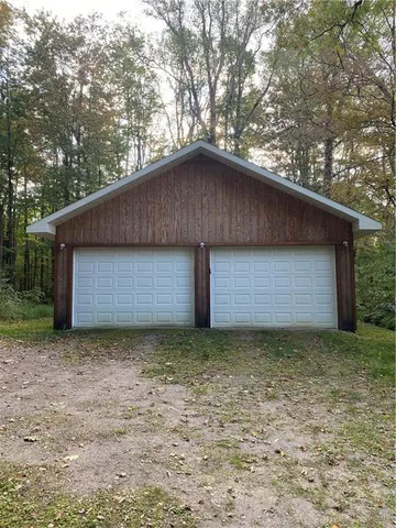a backyard of a house