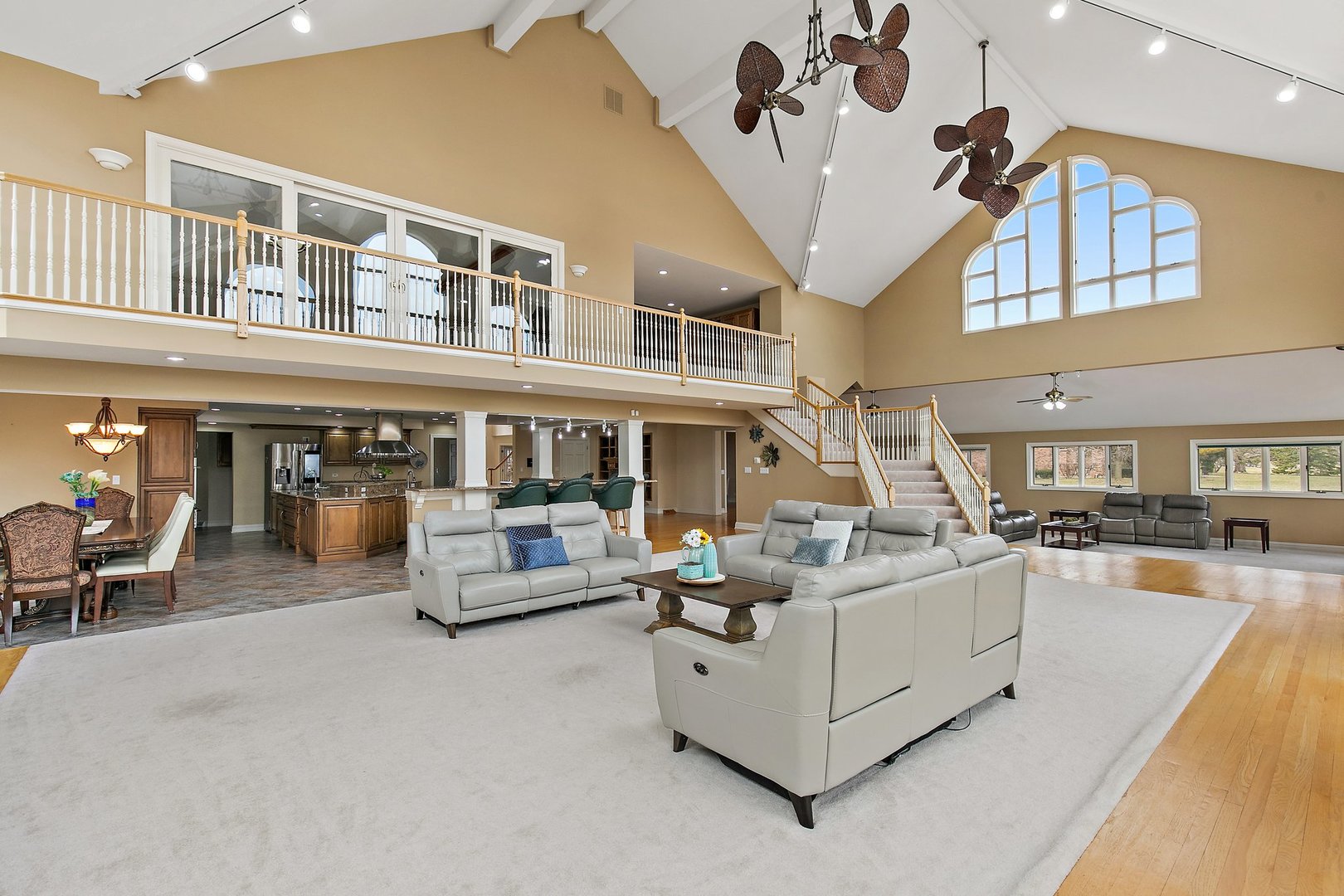 741 Braintree Lane Bartlett, IL 60103 - Photo 20 of 80 a living room with furniture and a fireplace