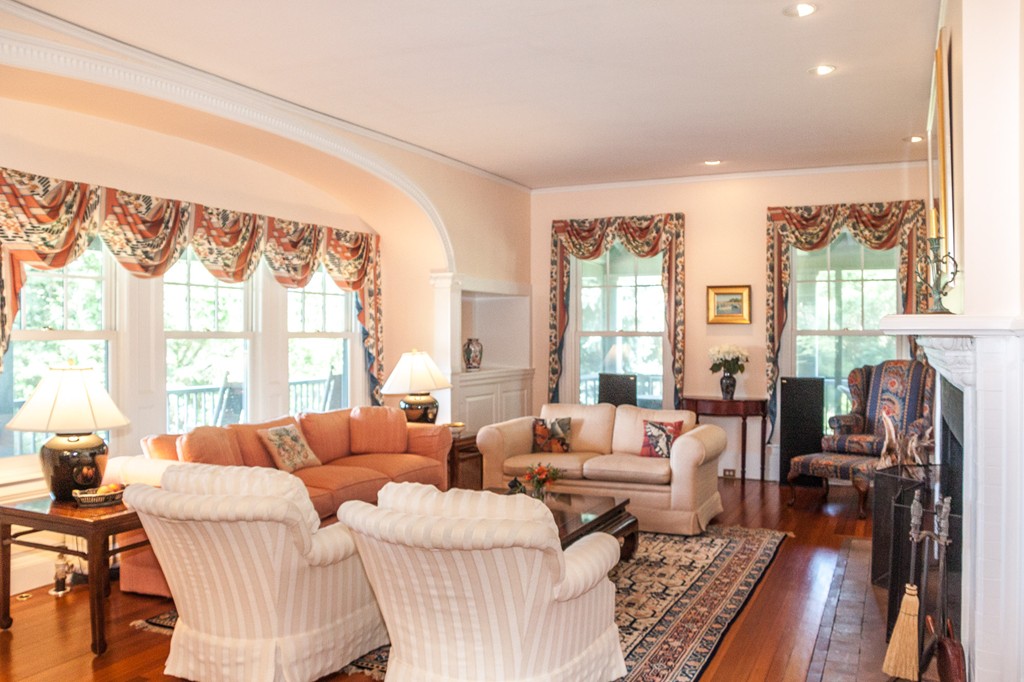 100 Nichols Road Cohasset, MA 02025 - Photo 13 of 30 a living room with furniture and large windows