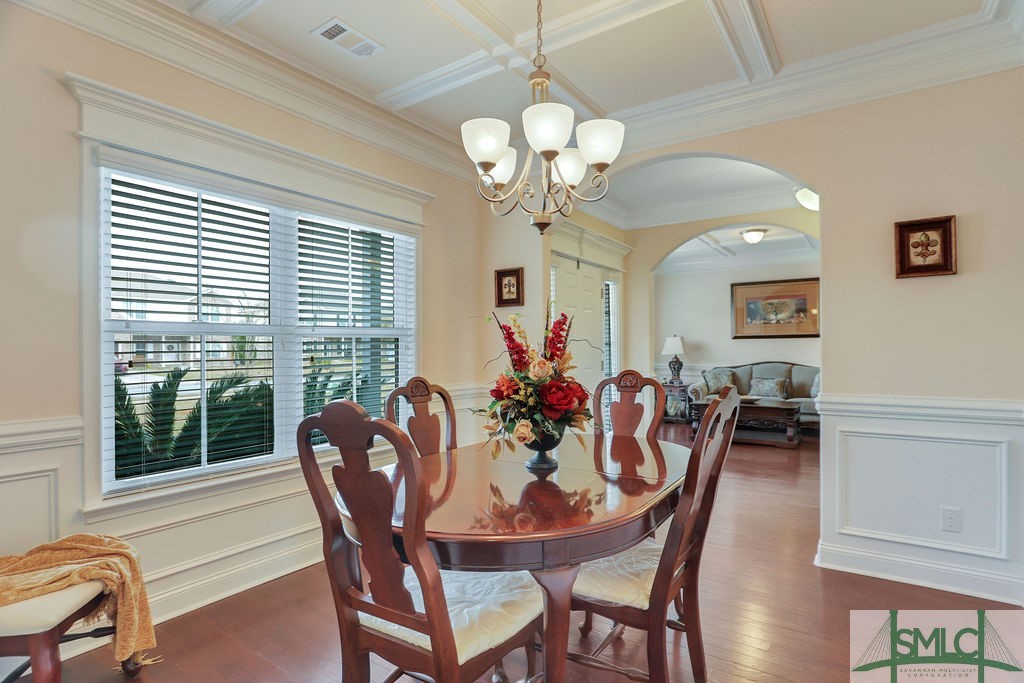 115 Saratoga Drive Rincon, GA 31326 - Photo 5 of 50 Formal Dining with coffered ceiling