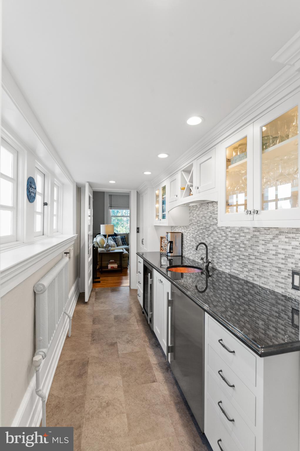 431 Old Eagle School Road Wayne, PA 19087 - Photo 13 of 34 Fantastic Butler's Pantry Leading to the Family Rm