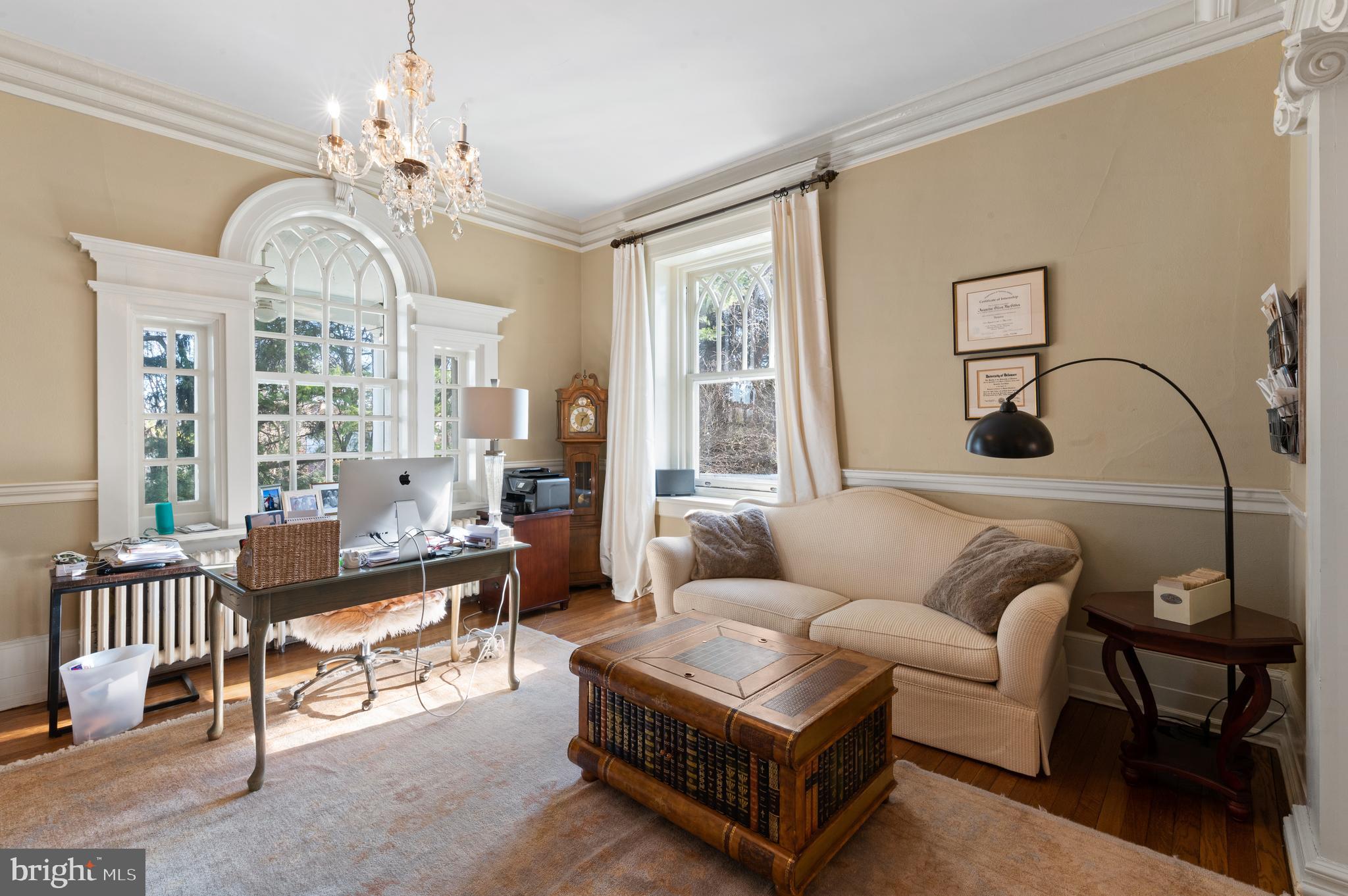 431 Old Eagle School Road Wayne, PA 19087 - Photo 15 of 34 1st Floor Office/Study with Gas Fireplace