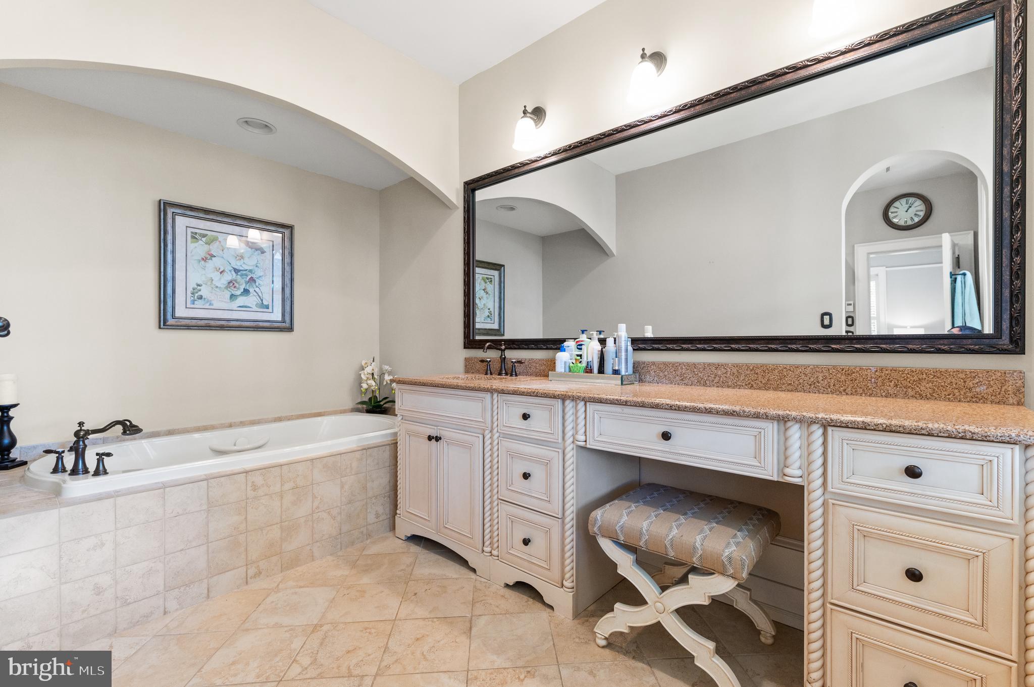 431 Old Eagle School Road Wayne, PA 19087 - Photo 21 of 34 Primary Bath with Radiant Heated Flooring