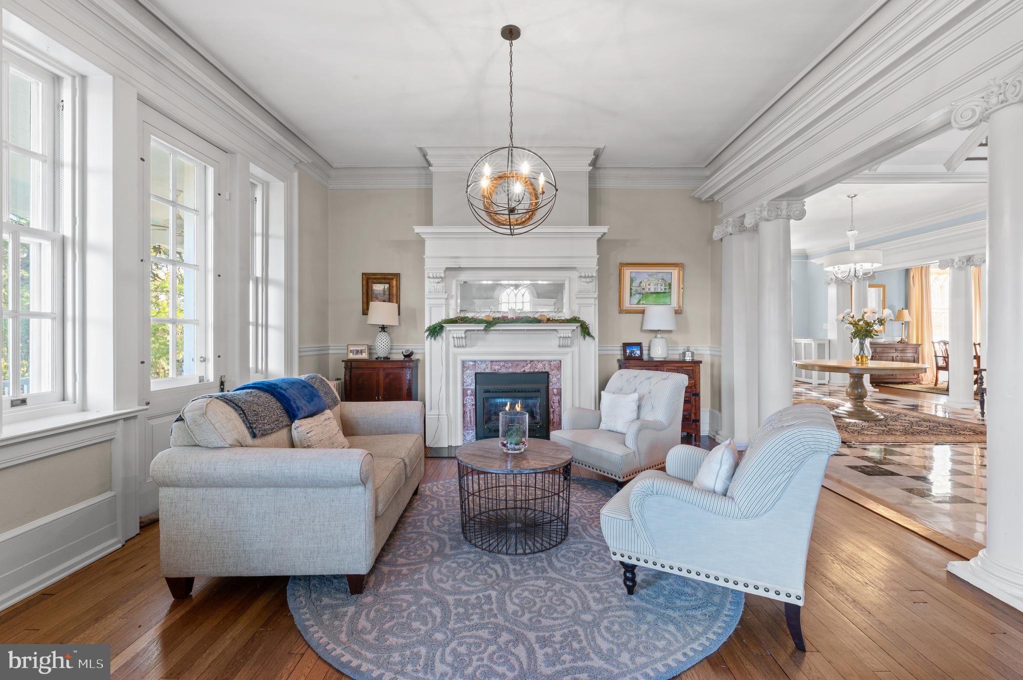 431 Old Eagle School Road Wayne, PA 19087 - Photo 7 of 34 Family Room with Gas Fireplace