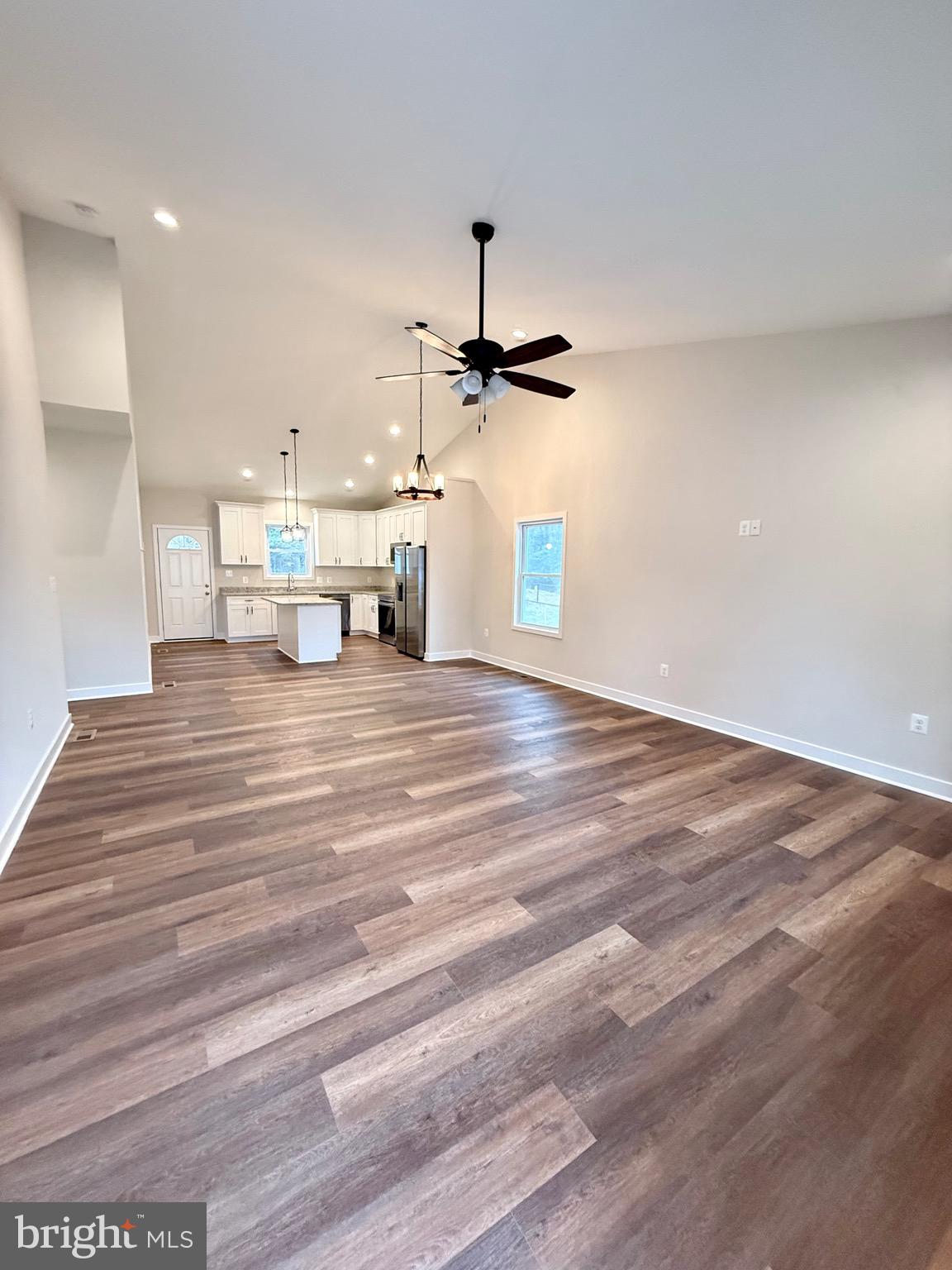 130 Poplar Lane Colonial Beach, VA 22443 - Photo 19 of 74 a view of a room with a sink and a ceiling fan