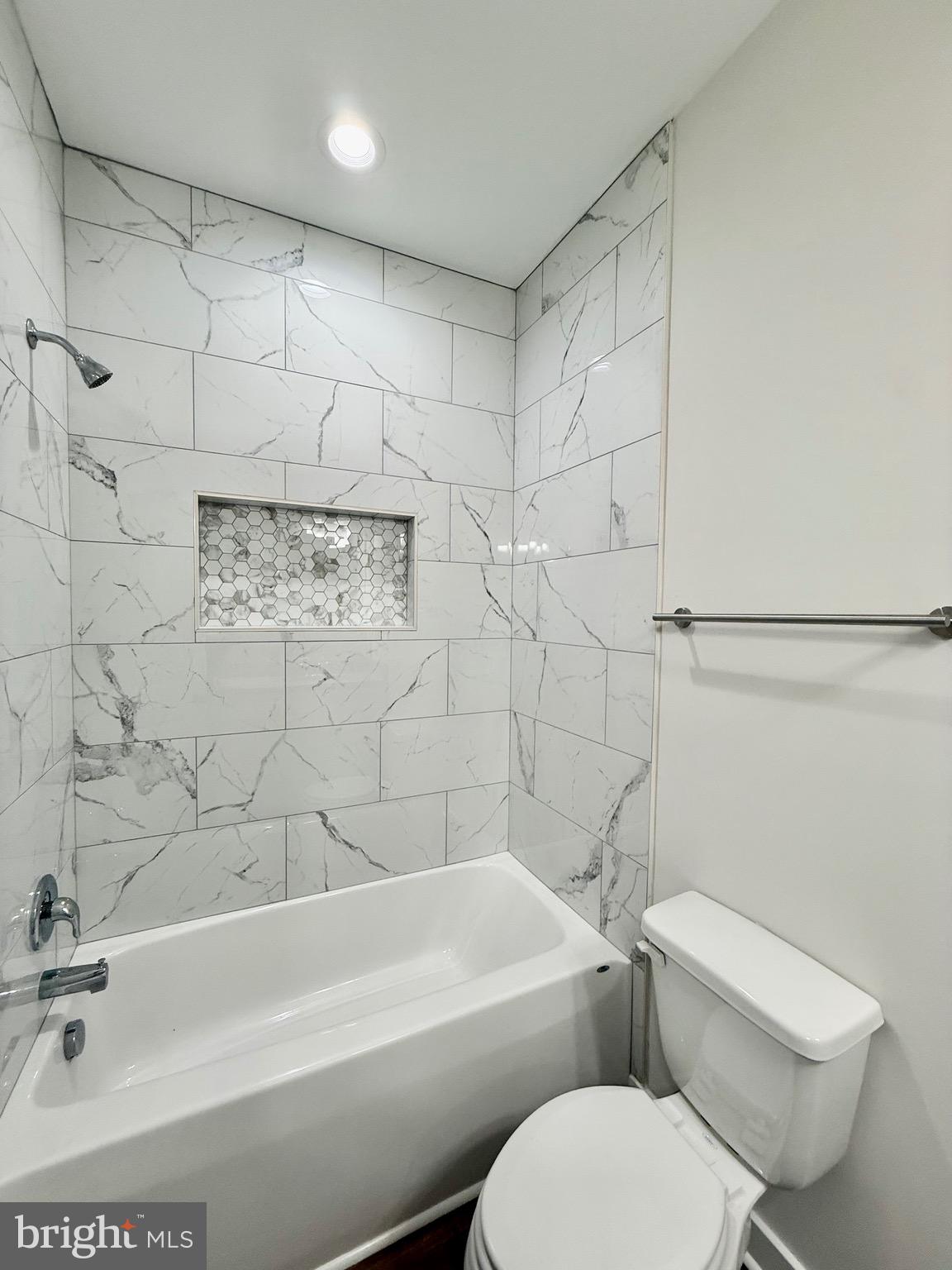 130 Poplar Lane Colonial Beach, VA 22443 - Photo 34 of 74 a bathroom with a toilet bathtub and shower