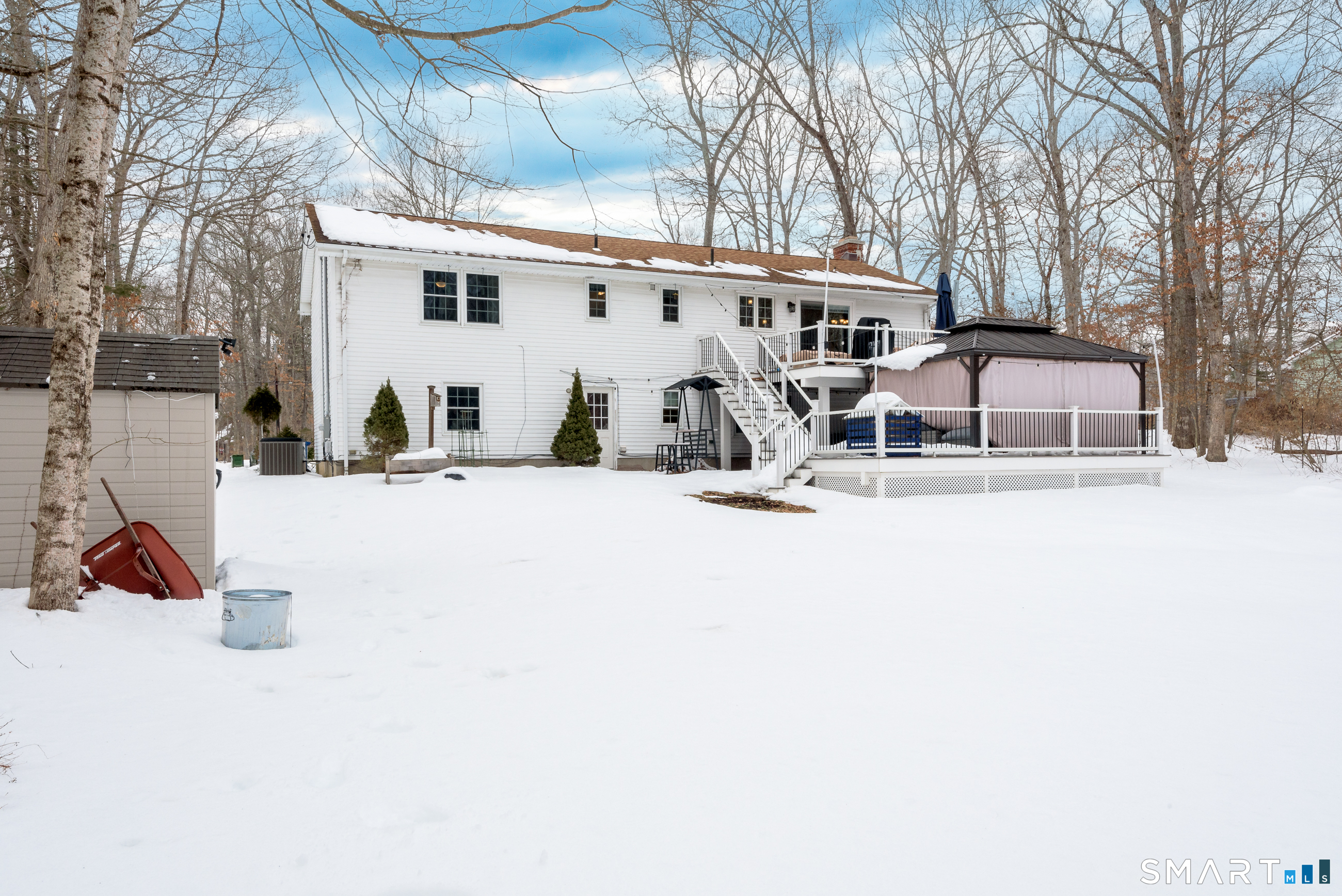 33 Northam Road Hebron, CT 06231 - Photo 28 of 36 a view of a house with snow on the road