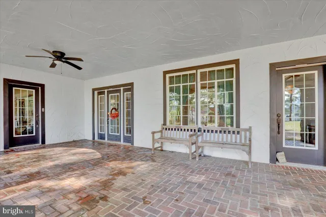 a view of a house with a porch