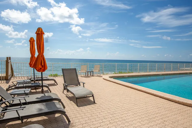 a view of a roof deck