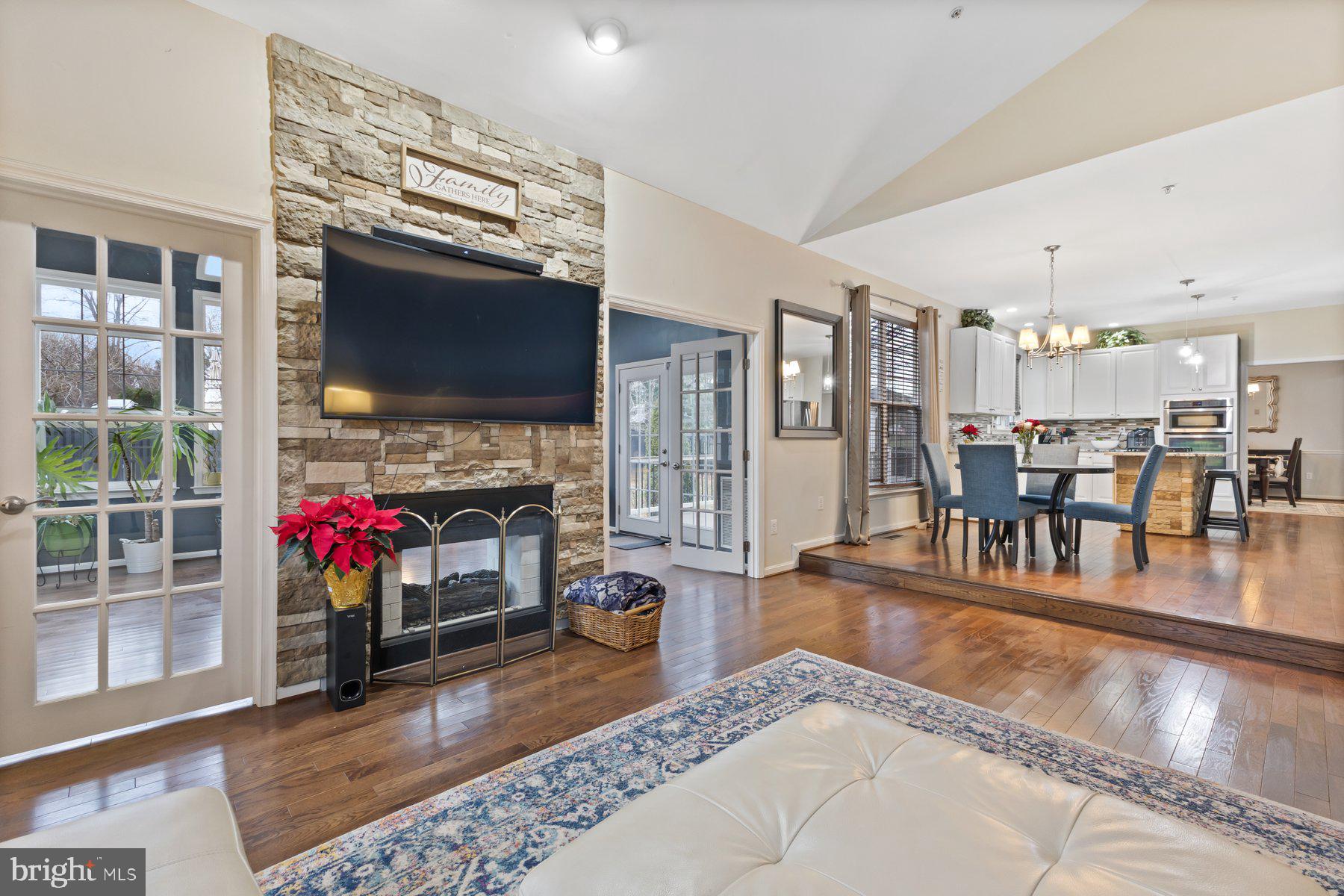 12003 Manchester Way Bowie, MD 20720 - Photo 19 of 49 Family Rm w/double sided fireplace