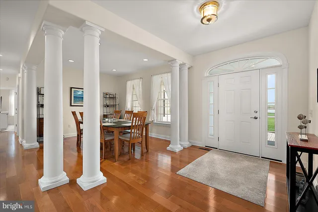 a view of a workspace with furniture
