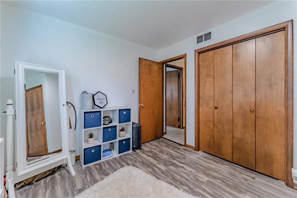 708 Margaret Road Kittanning, PA 16201 - Photo 17 of 25 a view of a bedroom with closet and racks