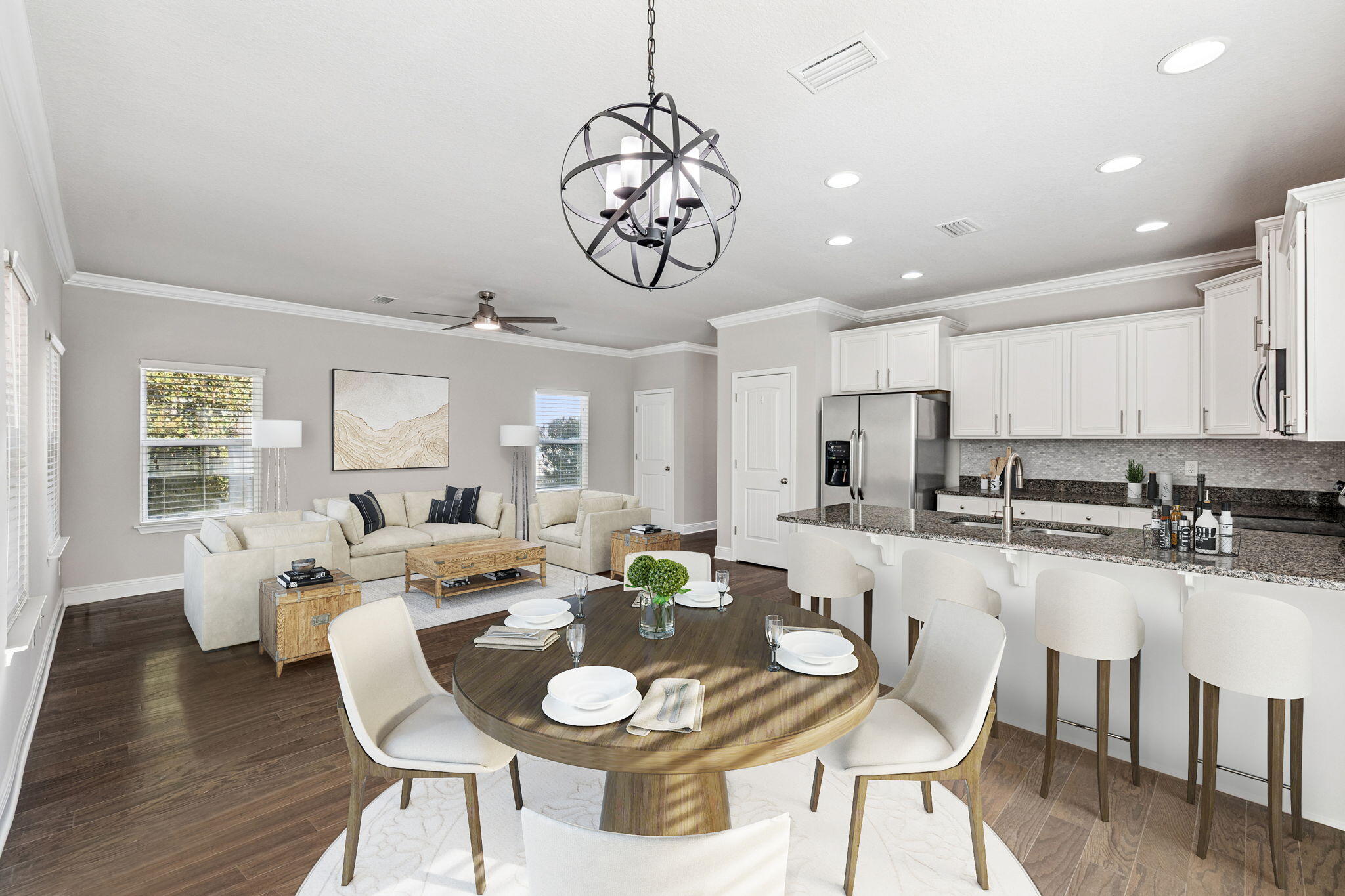 Living Room - Virtually Staged