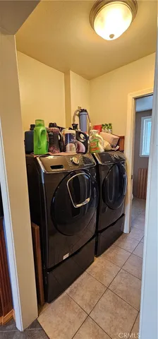 a utility room with washer and dryer