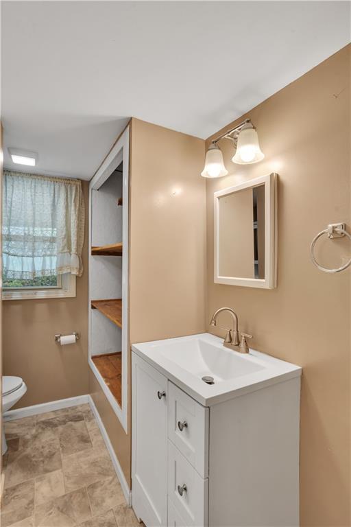 1360 Abers Creek Road Monroeville, PA 15146 - Photo 30 of 37 a bathroom with a sink a toilet and shower