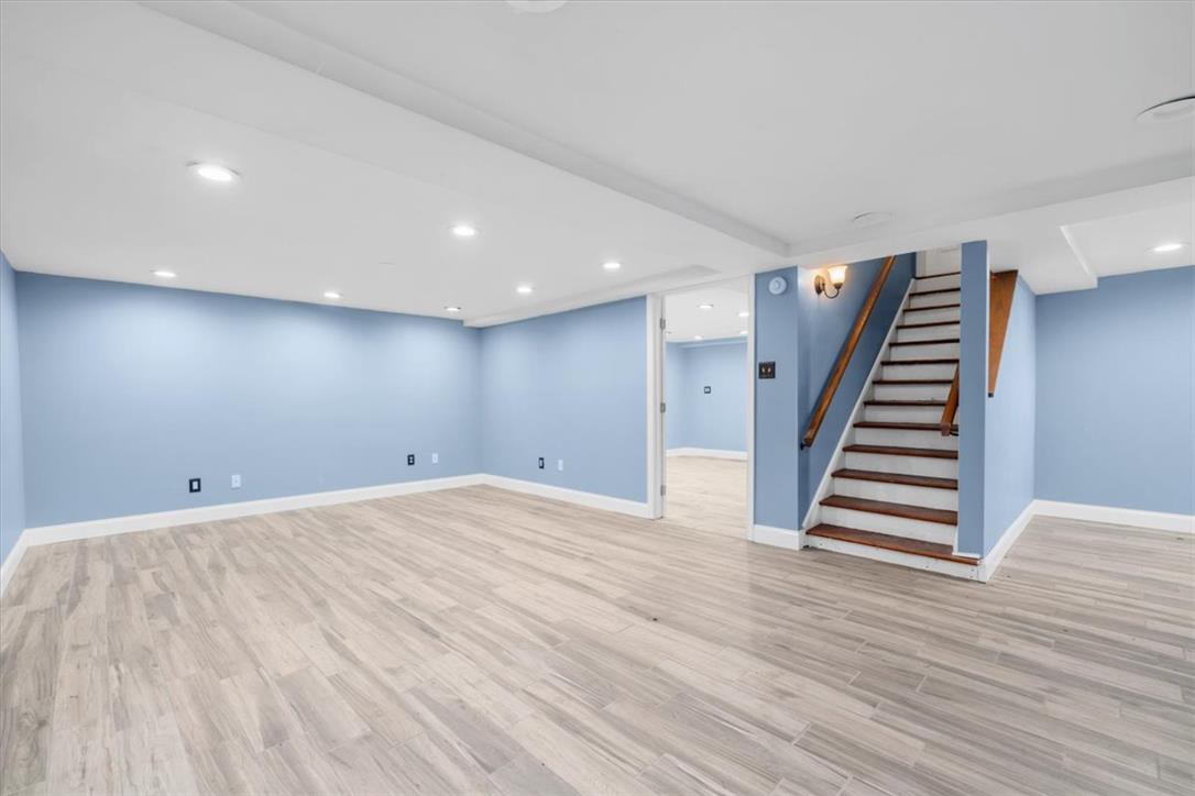 988 Hoch Road Danielsville, PA 18038 - Photo 14 of 29 A versatile open-concept lower level features light-toned flooring and recessed ceiling lights, ready for personalized touches.