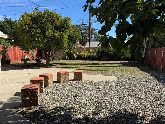 a view of swimming pool with seating space