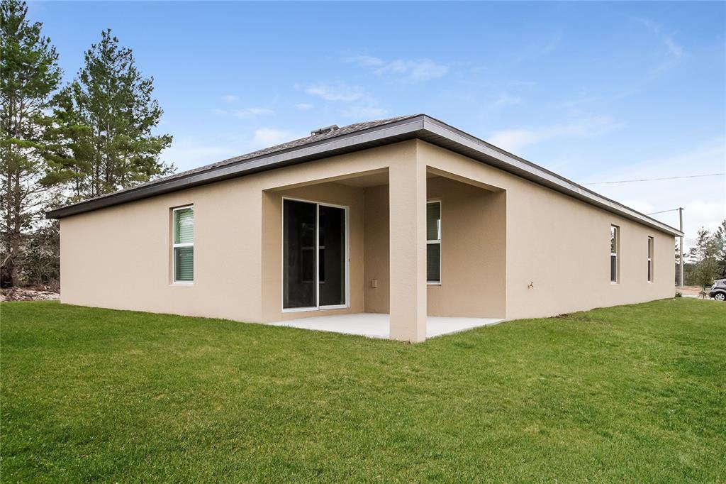 349 Daffodil Lane Kissimmee, FL 34759 - Photo 14 of 16 a view of a backyard with potted plants and large tree