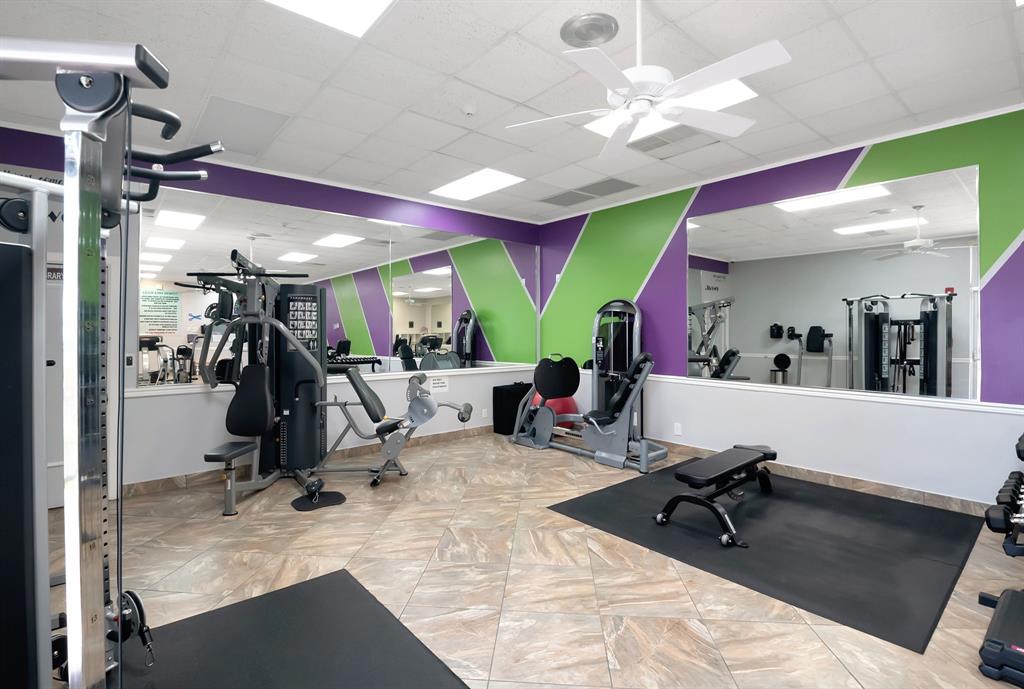 300 Southwest Golfview Terrace, Unit 131 Boynton Beach, FL 33426 - Photo 49 of 57 a view of a room with gym equipment