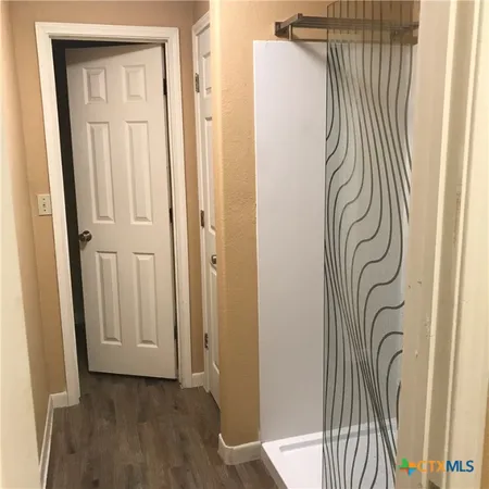 a view of a door with a door