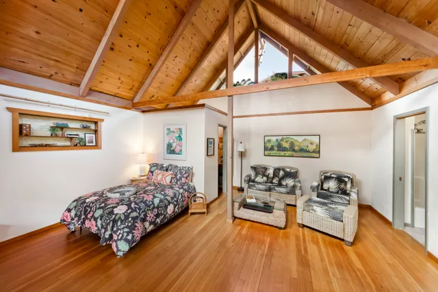 a kitchen with a sink and refrigerator
