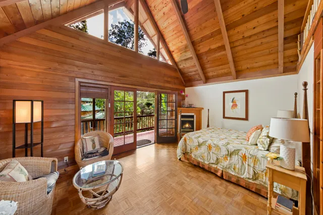 a view of an front door