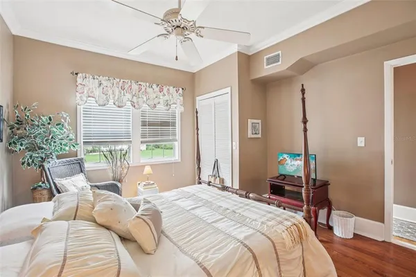 a room with furniture and a window