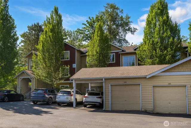 a car parked in front of a house