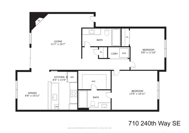 $2,400 | 710 240th Way Southeast, Unit J302, Sammamish, WA 98074