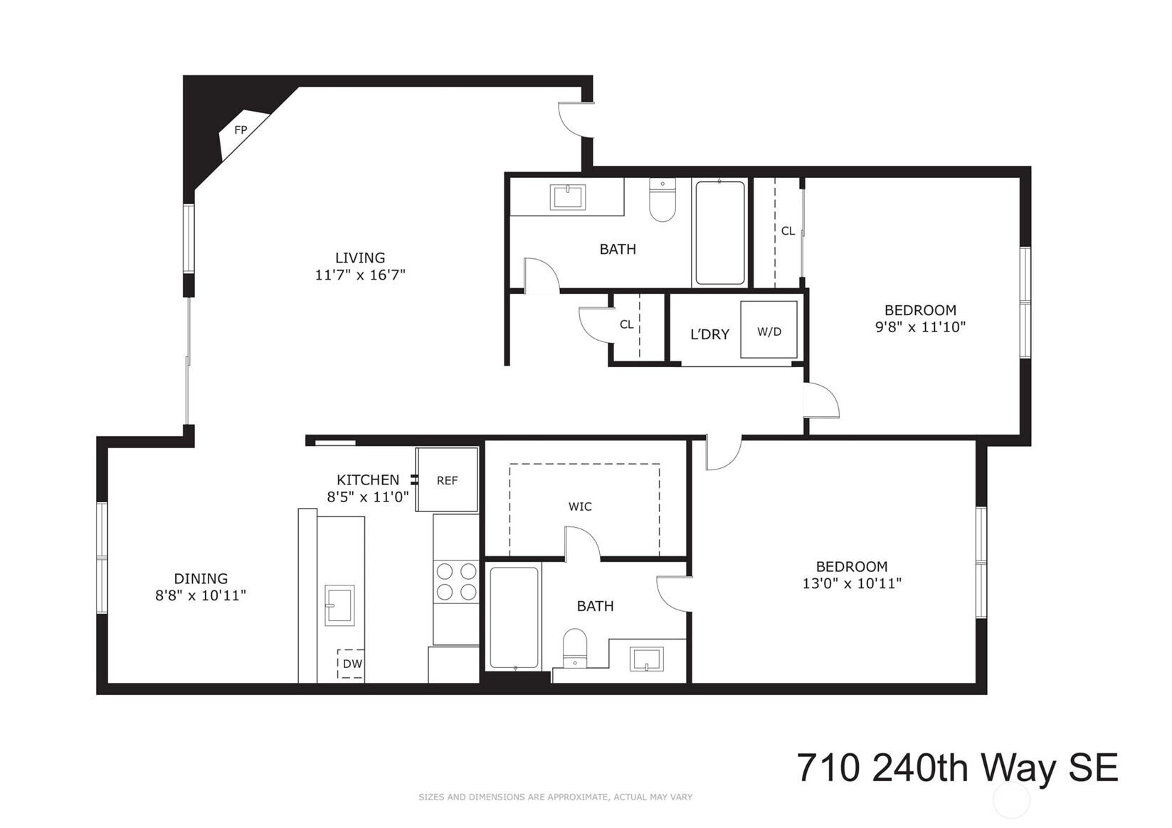710 240th Way Southeast, Unit J302 Sammamish, WA 98074 - Photo 22 of 22 a picture of a black and white photo