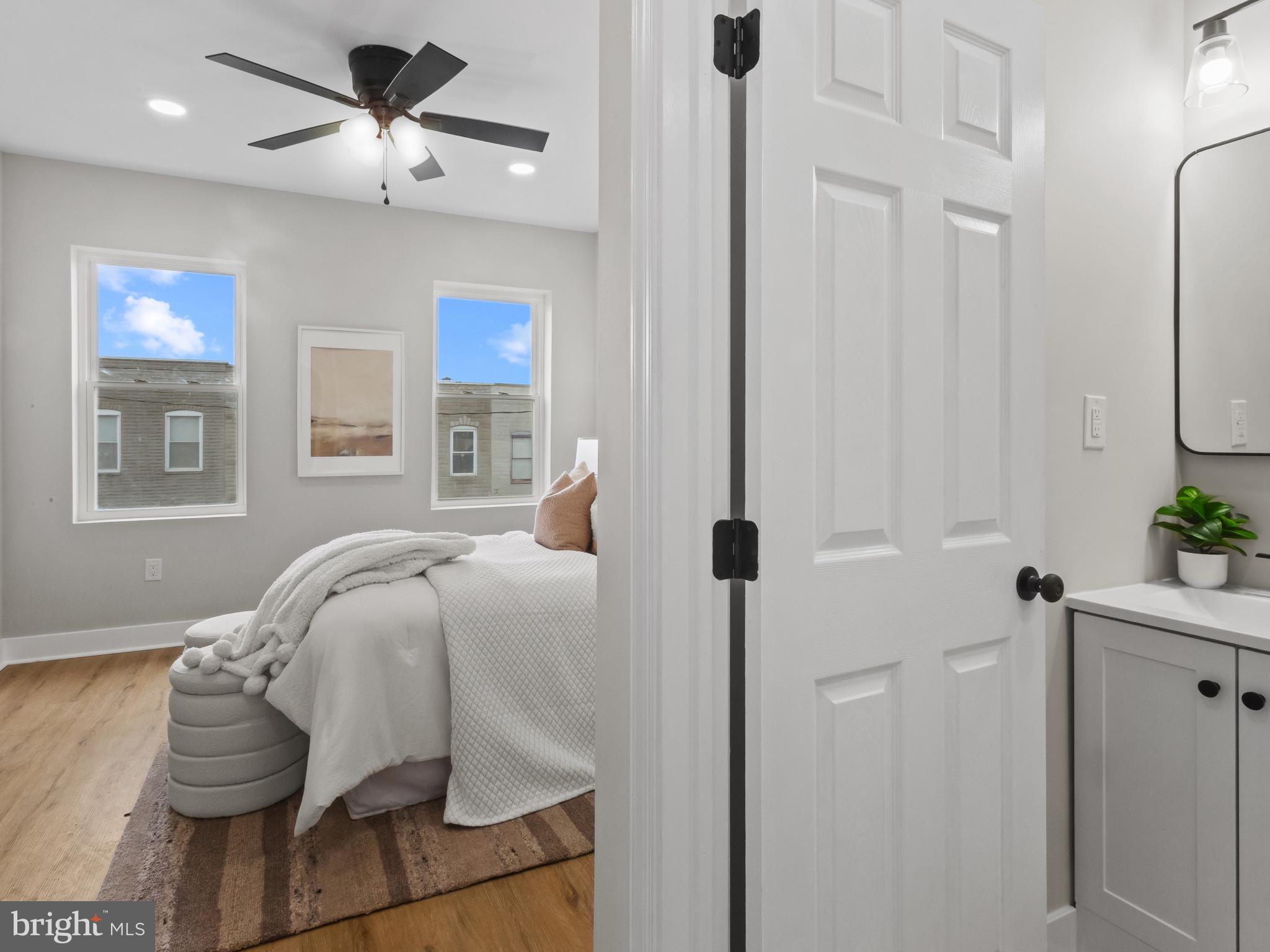 5 North Clinton Street Baltimore, MD 21224 - Photo 12 of 30 View of the bedroom from Primary bathroom