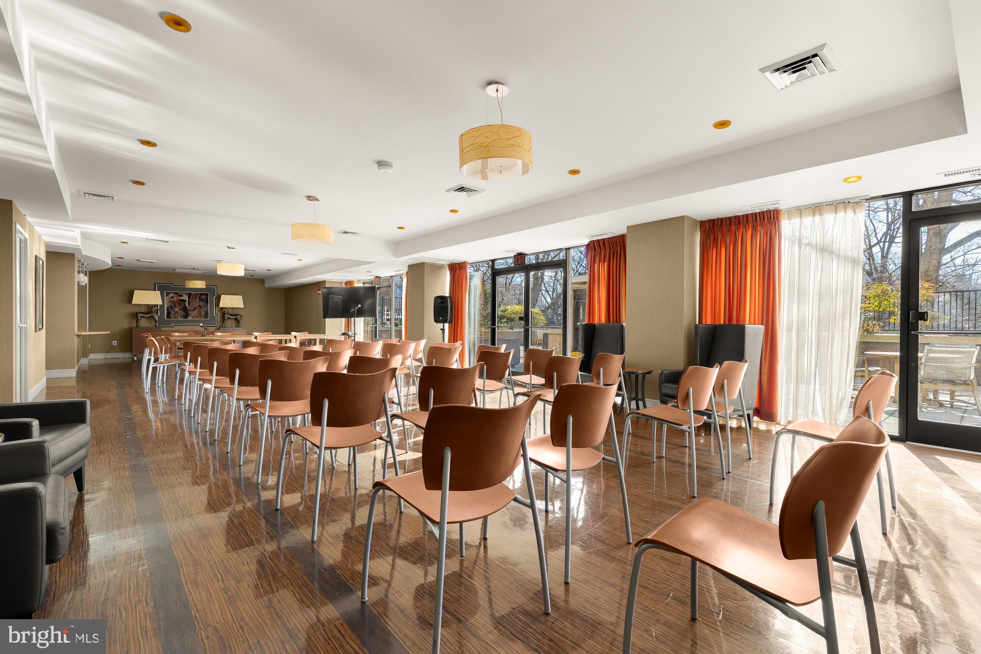 4620 North Park Avenue, Unit 1211E Chevy Chase, MD 20815 - Photo 27 of 37 a view of a dining room with furniture window and outside view