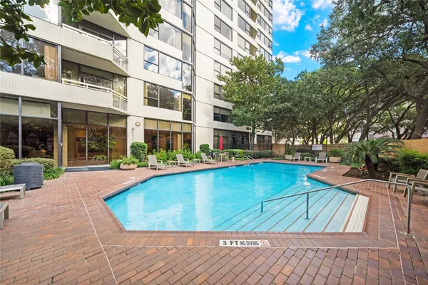 a view of outdoor space yard swimming pool and patio