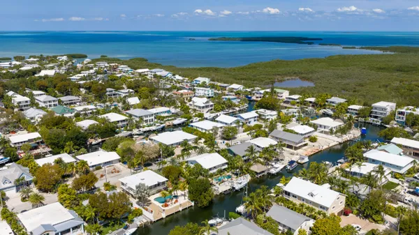 a view of a lake with outdoor space