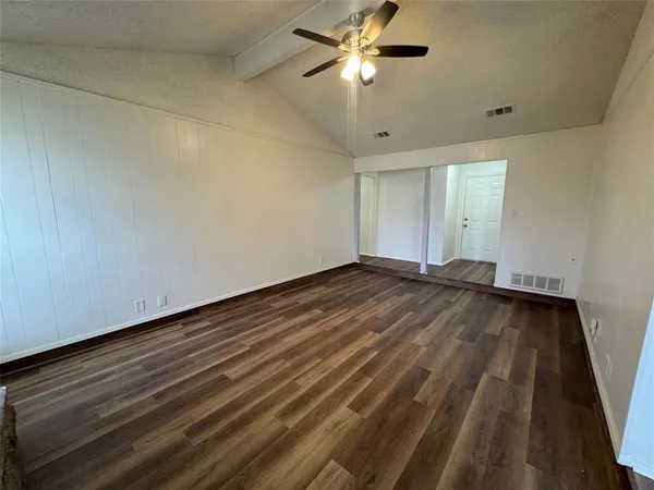 wooden floor in an empty room