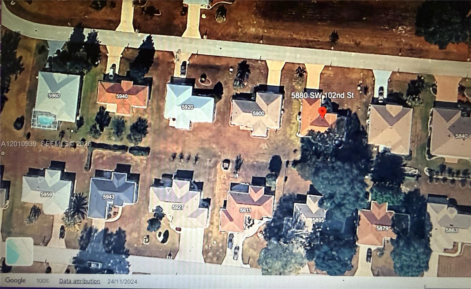 5880 Southwest 102nd Street Ocala, FL 34476 - Photo 14 of 17 an aerial view of a houses