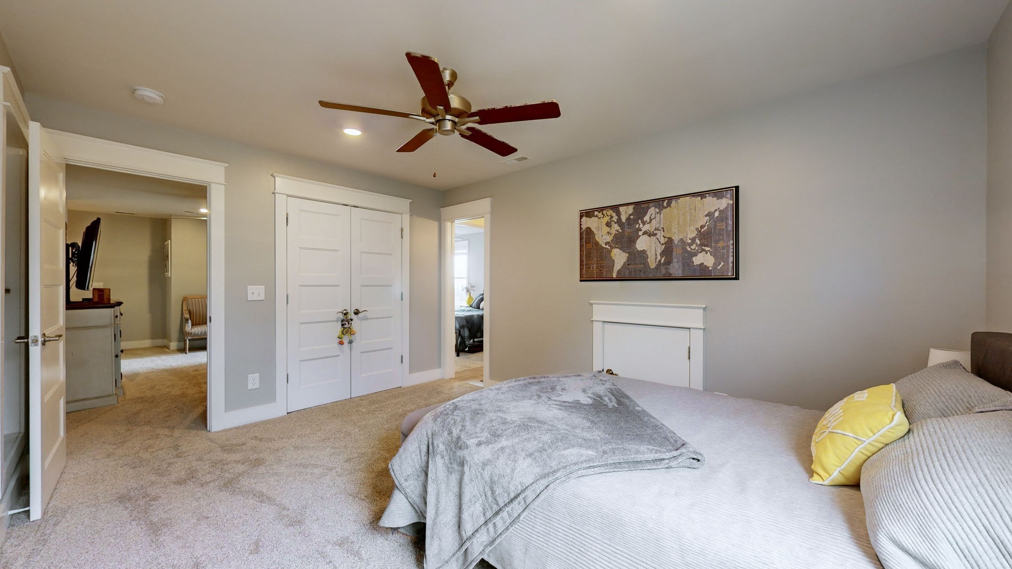 147 Enoch Way Gallatin, TN 37066 - Photo 31 of 60 a bedroom with a bed and a painting on the wall
