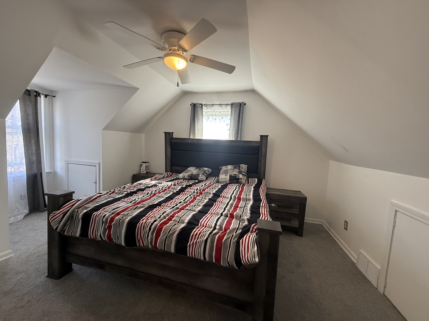 14280 Linder Avenue Midlothian, IL 60445 - Photo 14 of 19 a bedroom with a bed and a chandelier