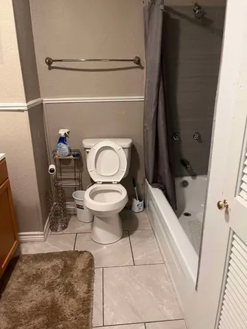 a bathroom with a sink a toilet a mirror and shower
