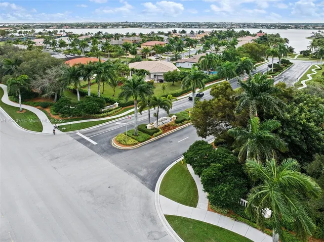 a view of a city and lake view