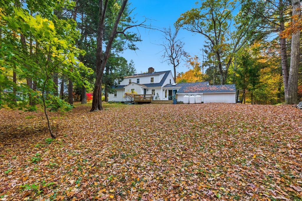 24 Woodland Road Sudbury, MA 01776 - Photo 8 of 42 a view of a yard with plants and large trees