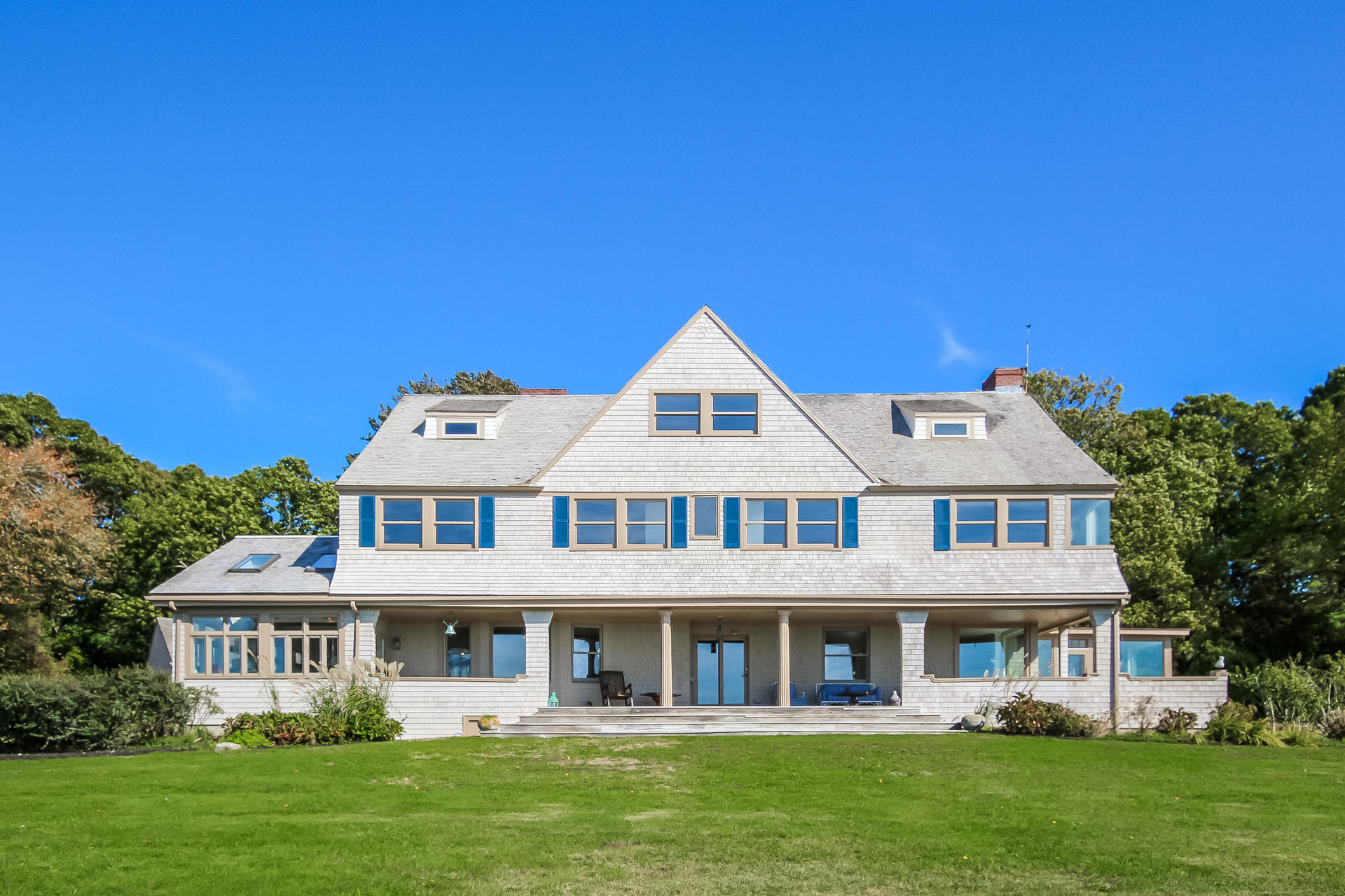 2 West Drive Marion, MA 02738 - Photo 2 of 23 a aerial view of a residential apartment building with a yard