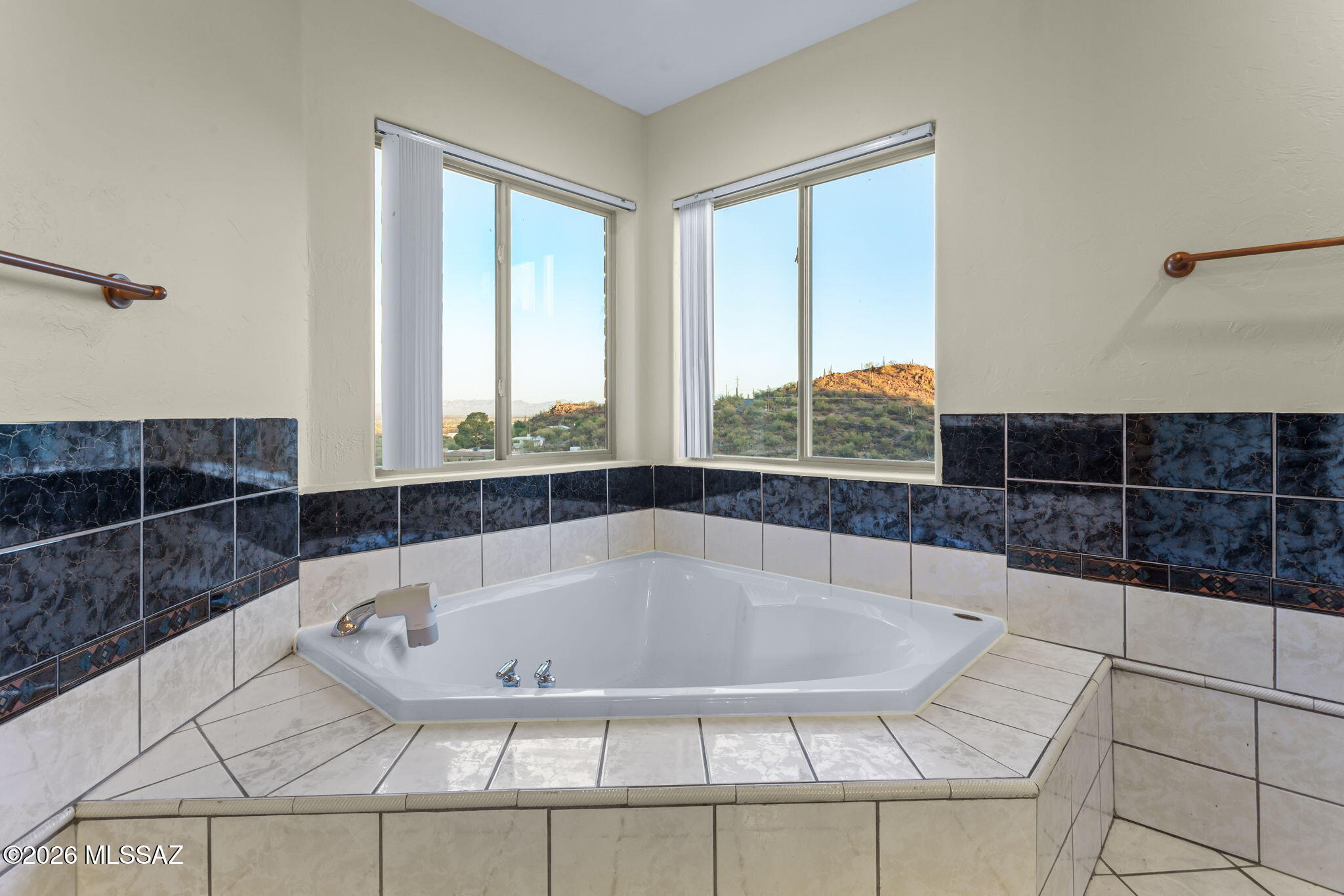 4210 West Mossman Road Tucson, AZ 85746 - Photo 23 of 51 a bath tub sitting in a bathroom next to a window